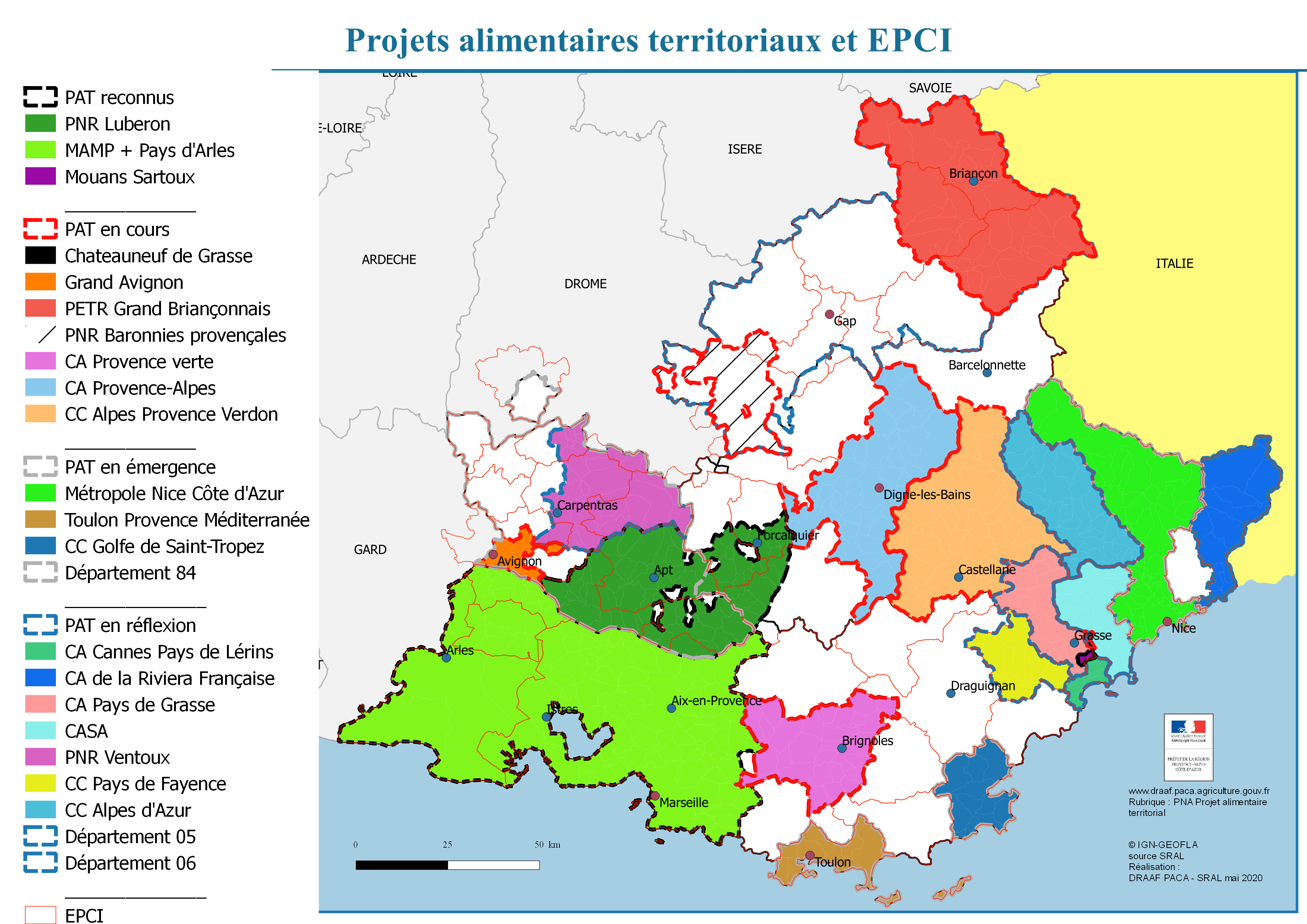 17 septembre 2019 Réseau Régional des PAT PACA La coopération