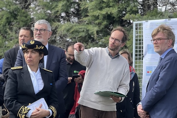 Visite du ministre Marc Fesneau à l'INRAE 