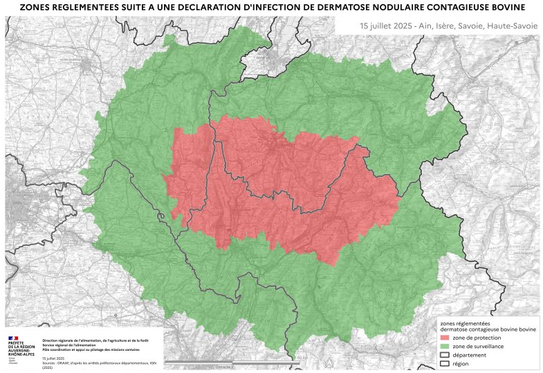 Zones réglementées